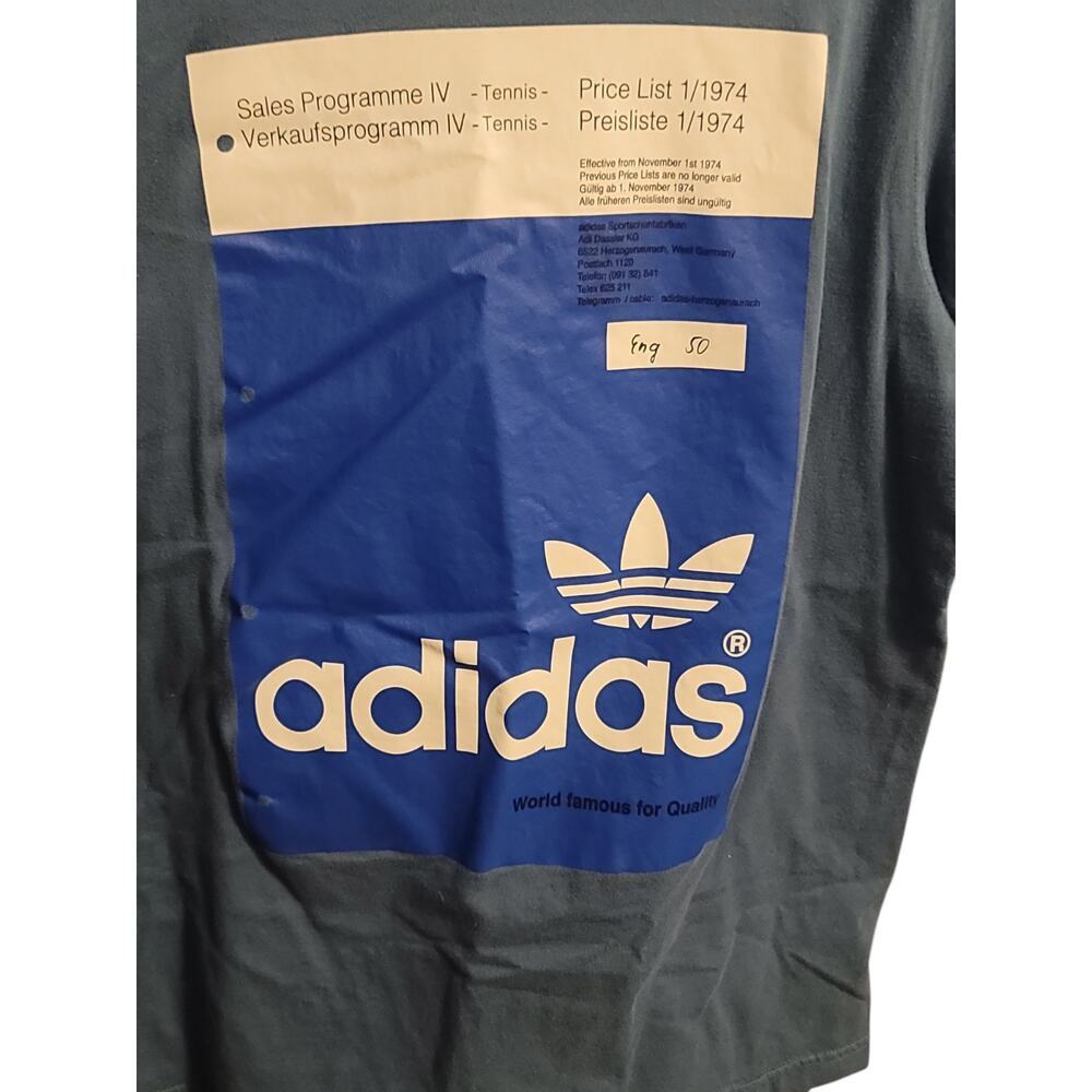 Adidas World Famous For Quality Sales Programme IV Tennis Shirt Men's M - Picture 5 of 6